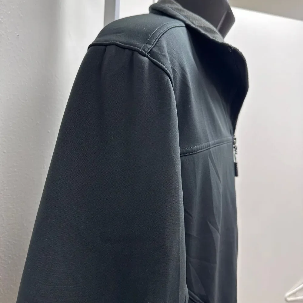 The North Face Wind Wall Mens Black Lightweight Full Zip Jacket Size‎ Medium